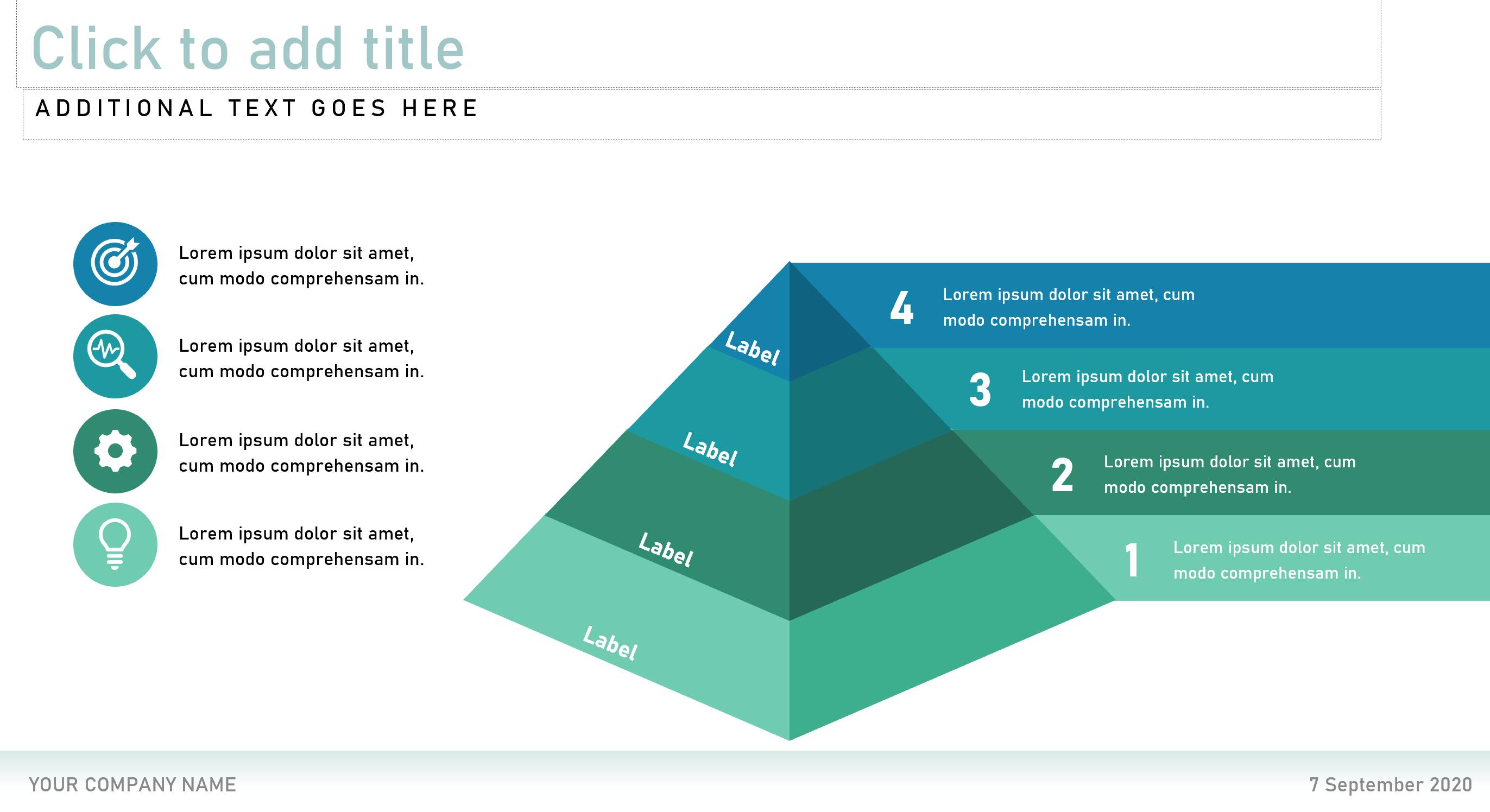Business Concepts Pyramid Diagram Infographic Template - TemplateGuru